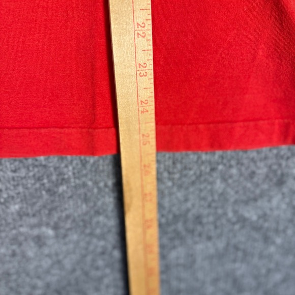 Vintage Guess Georges Marciano Red G Logo T-Shirt Single Stitch Made in USA OSFA - Picture 3 of 5